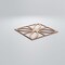 Ekena Millwork Medium Swansea Decorative Fretwork Wood Wall Panels, Alder, 15 3/8"W x 15 3/8"H x 3/8"T WALW16X16X0375SWNAL - alternate 2